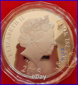 Cook Island 2015 Phoenix From The Ashes- 3 Oz Silver Coin $20