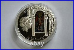 Cook Islands 10 Dollars 2013 Windows of Heaven Milan Cathedral Silver 50g Coin