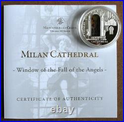 Cook Islands 10 Dollars 2013 Windows of Heaven Milan Cathedral Silver 50g Coin