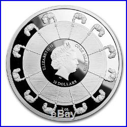 Cook Islands $10 King Arthur 2016 2 oz. 999 Ultra High Relief Proof Silver Coin