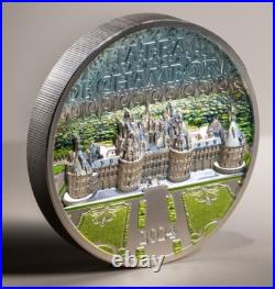 Cook Islands 10 dollars 2024 Chateau de Chambord 2 oz silver coin proof CIT