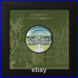 Cook Islands 10 dollars 2024 Chateau de Chambord 2 oz silver coin proof CIT