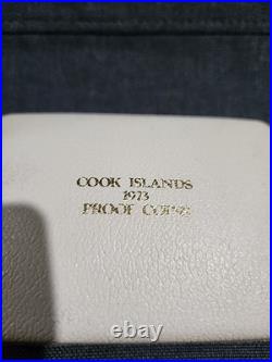 Cook Islands 1973 2 Silver Coin Proof Set