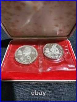 Cook Islands 1973 2 Silver Coin Proof Set