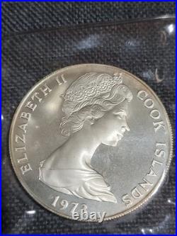 Cook Islands 1973 2 Silver Coin Proof Set