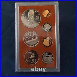 Cook Islands 1974 9 Coin Proof Set In Mint Sealed Container With Paperwork New