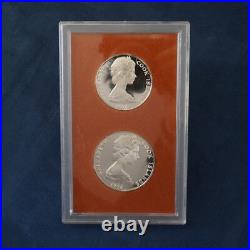 Cook Islands 1974 9 Coin Proof Set In Mint Sealed Container With Paperwork New
