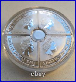 Cook Islands? 2006 Silver 50 Cents Coin 2 Oz Gas Industry Oil Production UNC