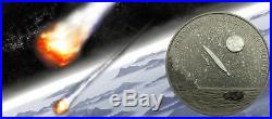 Cook Islands 2007 $5 Brenham Pallasite Meteorite 25g Silver Proof Coin Palladium