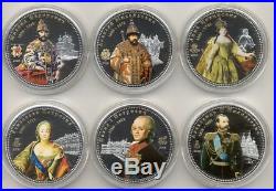 Cook Islands 2008 $10 2oz Proof Silver 6 Coins Set TSARS of RUSSIA SCARCE