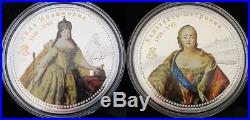 Cook Islands 2008 $10 2oz Proof Silver 6 Coins Set TSARS of RUSSIA SCARCE