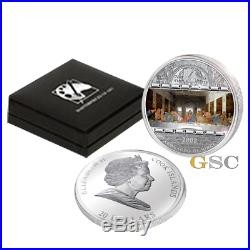 Cook Islands 2008 20$ Last Supper Masterpieces of Art 3oz. Fine 999 silver coin