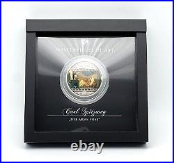 Cook Islands 2009 Masterpieces of Art POOR POET Carl Spitzweg 3 oz Silver Coin