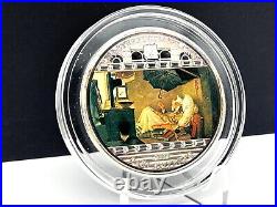 Cook Islands 2009 Masterpieces of Art POOR POET Carl Spitzweg 3 oz Silver Coin