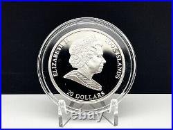 Cook Islands 2009 Masterpieces of Art POOR POET Carl Spitzweg 3 oz Silver Coin