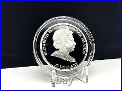 Cook Islands 2009 Masterpieces of Art POOR POET Carl Spitzweg 3 oz Silver Coin