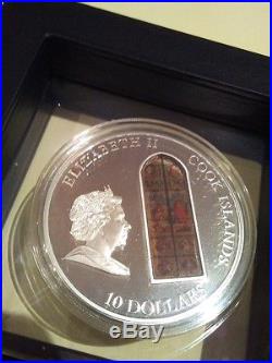 Cook Islands 2010 10$ Windows or Heaven Cologne Silver proof coin RARE