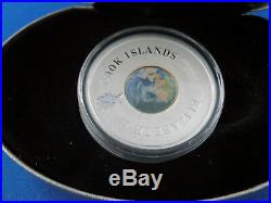 Cook Islands 2010 $ 1 1981 First Space Shuttle 1 Oz Silver Orbital Coin (K7)
