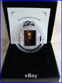 Cook Islands 2010 $20 Masterpieces of Art Rembrandt 3 OZ Proof Silver Coin