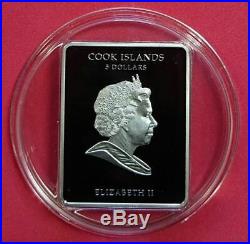 Cook Islands 2010 5 $ Russian Icons St. NICHOLAS Silver coin