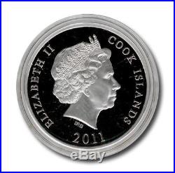 Cook Islands 2011 10$ Giant Kamakura Buddha 1Oz Silver Coin