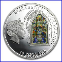 Cook Islands 2011 10$ Windows Of Heaven Sevilla Silver Proof Coin 4