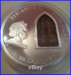 Cook Islands 2011 10$ Windows or Heaven London Silver proof coin RARE