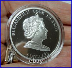 Cook Islands 2011/2009 Cloisonné Pansy &Daisy $5 Silver Proof Coin Set Boxed COA Cook Islands 2011/2009 Cloisonné Pansy &Daisy $5 Silver Proof Coin Set Boxed COA