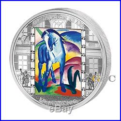 Cook Islands 2011 20$ Blue Horse Franz Marc Masterpieces of Art silver coin