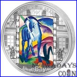 Cook Islands 2011 20$ Masterpieces of Art FRANZ MARC BLUE HORSE 3Oz Silver Coin