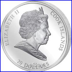 Cook Islands 2011 20$ Masterpieces of Art Vincent van Gogh 3 Oz Silver Coin