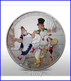 Cook Islands 2011 25$ cartoon Karlsson on the Roof 5Oz Silver Coin Mintage500