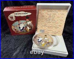 Cook Islands 2011 25$ cartoon Karlsson on the Roof 5Oz Silver Coin Mintage500