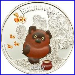 Cook Islands 2011 $5 Cartoon Winnie Pooh Winnie 1 Oz Silver Coin LIMIT 2000