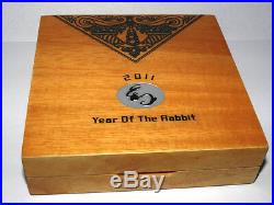 Cook Islands 2011 5$ Lunar The Year of the Rabbit Silver Proof Coin