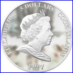 Cook Islands 2011 $5 Soyuzmultfilm Winnie-the-Pooh Ia-Ia 1 Oz Silver Proof Coin