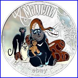 Cook Islands 2011 5oz Soyuzmultfilm Jungle Book Silver Coin