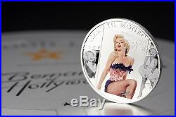 Cook Islands 2011 Marilyn Monroe 85th Anniversary 25g Silver Proof Coin Diamond