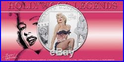 Cook Islands 2011 Marilyn Monroe 85th Anniversary 25g Silver Proof Coin Diamond
