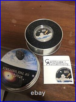 Cook Islands 2011 THE MUONIONALUSTA METEORITE SILVER. 925 Coin