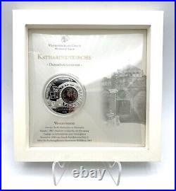Cook Islands 2012 10$ WINDOWS OF HEAVEN BETHLEHEM Church Saint Silver Coin