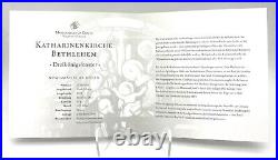 Cook Islands 2012 10$ WINDOWS OF HEAVEN BETHLEHEM Church Saint Silver Coin