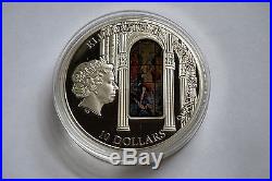 Cook Islands 2012 10$ WINDOWS OF HEAVEN CATHEDRAL of MILANO 50g Silver Coin