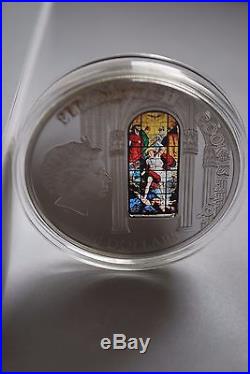 Cook Islands 2012 10$ WINDOWS OF HEAVEN CATHEDRAL of MILANO 50g Silver Coin