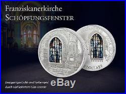 Cook Islands 2012 10$ WINDOWS OF HEAVEN St. Francis KRAKOW Silver Coin