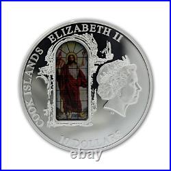 Cook Islands 2012 10$ Windows Of Heaven St Petersburg Isaac Silver Coin 7