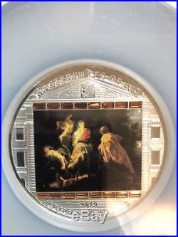 Cook Islands 2012 20$ Masterpieces of Art Paul Rubens Flight Into Egypt 3oz Coin