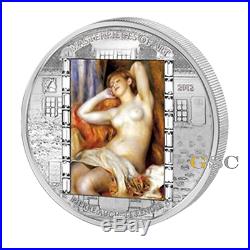 Cook Islands 2012 20$ Sleeping Baigneuse Renoir Masterpieces of Art silver coin
