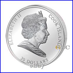 Cook Islands 2012 20$ Sleeping Baigneuse Renoir Masterpieces of Art silver coin