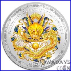 Cook Islands 2012 $5 Prosperity brought by the Dragon 1oz Silver Coin